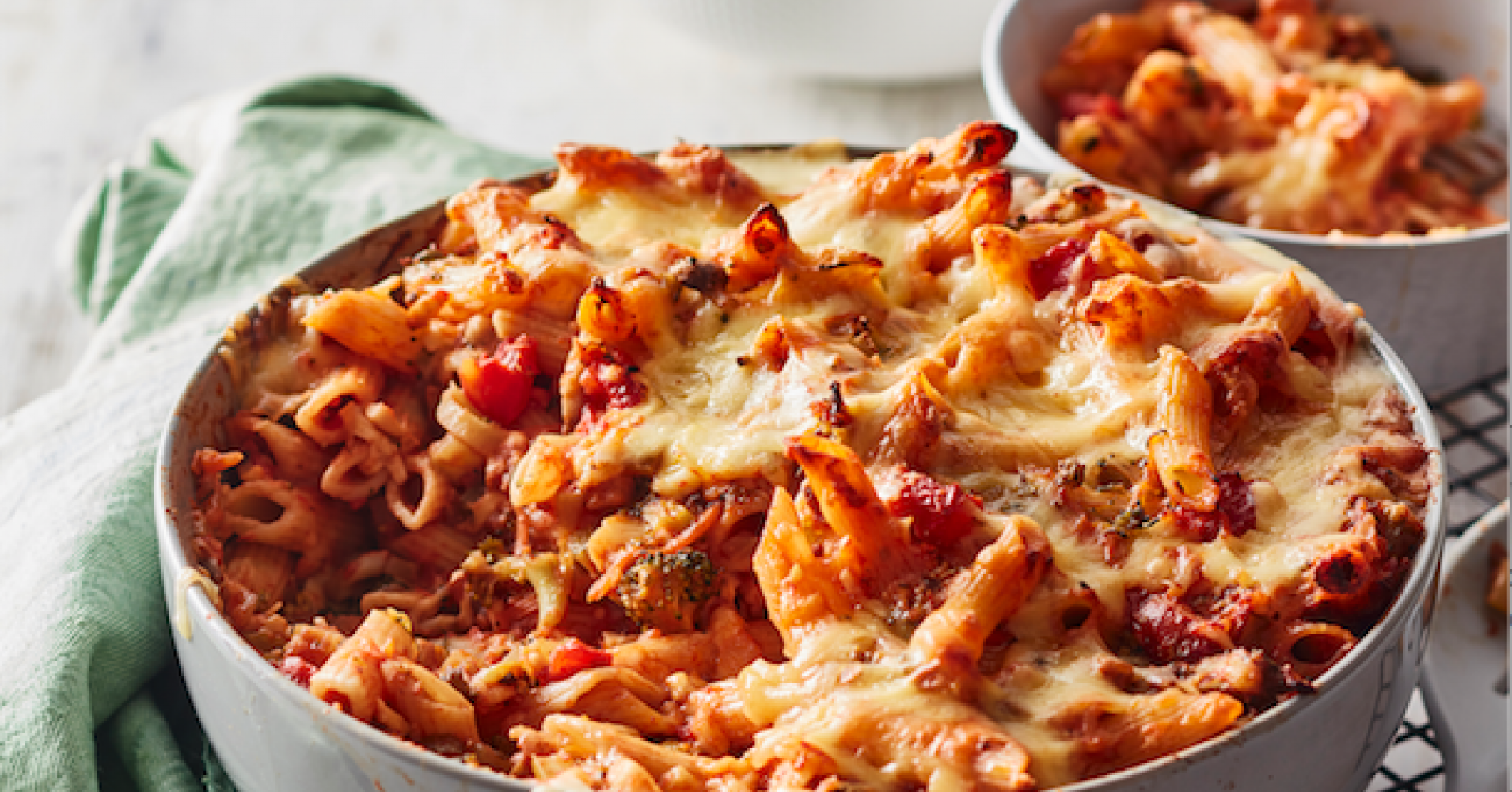 Cheesy Vegetable Pasta Bake Recipe | myfoodbook | Veggie smuggler past bake
